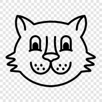 purr, meow, cute, house icon svg