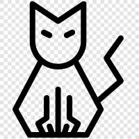 purr, meow, scratching, sleeping icon svg