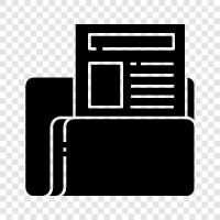 put files in, organize, create, folder icon svg
