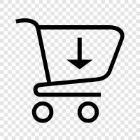 put product in cart, buy product in cart, shopping cart, online shopping icon svg