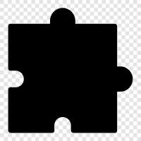 puzzle, kids, education, brainteasing icon svg