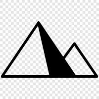 pyramid, egypt, ancient, giza icon svg