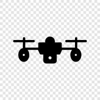 kuadcopter, aerial fotoğrafçılık, 3D haritalama, veri toplama ikon svg