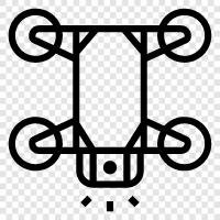 QuadcopterKamera, Luftaufnahme, Kinematographie, Drohnenfotografie symbol