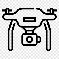 quadcopter camera, aerial photography, quadcopter footage, drone filming icon svg