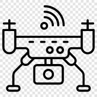 Quadcopter, Antenne, Luftaufnahmen, Drohnenaufnahmen symbol