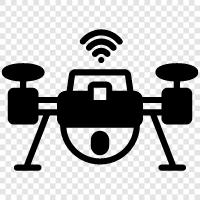 Quadcopter, Hubschrauber, RC, Drohnen symbol