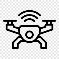 quadcopter, unmanned aerial vehicle, aerial, aerial photography icon svg