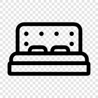 queen bed, king bed, bed, bed frames icon svg