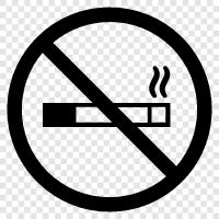 Quit Smoking, Smokeless, No Smokes, No Cigarette icon svg