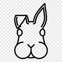 rabbit, animal, farming, hunting icon svg