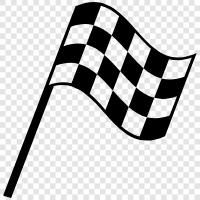 race, flag, racing, car icon svg