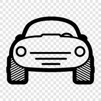 Racecar, Sportscar, Roadster, Convertible icon svg