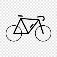 racing bike, BMX bike, dirt bike, motocross bike icon svg