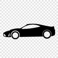 Racing Car, Sports Car Driving, Racecar, Sportscar icon svg