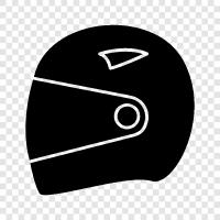 Rennhelm, Fahrradhelm, Motocross Helm, BMX Helm symbol