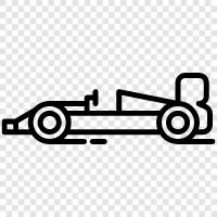 racing, motor, car, track icon svg