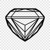 radiant diamond, radiance, radiant diamond ring, radiant cut diamond icon svg