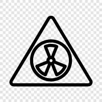 radiation, fallout, radiation poisoning, nuclear power icon svg