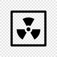 radiation, radioactive material, nuclear radiation, nuclear fallout icon svg