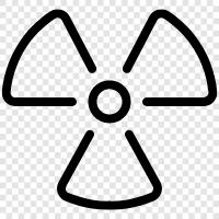 radiation sickness, radiation therapy, radioactive material, radiation protection icon svg