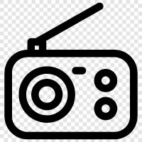 Radio Broadcasters, Radio Programs, Radio Station, Radio Station Web Site icon svg