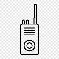 Radio, Kommunikation, Drahtlos, Walkie Talkie symbol