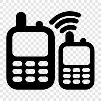 Radio, Cell Phone, Wireless, Communication icon svg