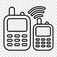 Radio, Wireless, Communication, Signal icon svg