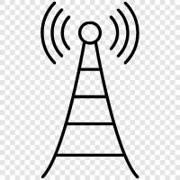 Radio, Signal, Signal Strength, Antenna Design icon svg
