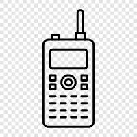 Радио, беспроводная связь, технология, Walkey Talkey Значок svg