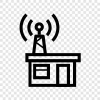 radio, music, talk, station icon svg