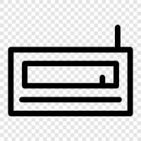 Radio Shack, Radio Shack AM, FM stereo, short icon svg