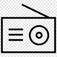 Radio Shack, AM radio, FM radio, shortwave radio icon svg