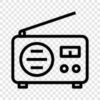 radio station, radio programming, radio station broadcasting, radio station streaming icon svg