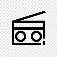 Radio Station, Radio Broadcasters, Radio Programs, Radio Shows icon svg