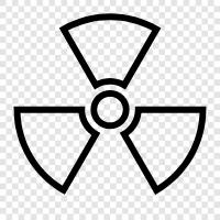 radioactive material, radioactive decay, radioactive fallout, radioactive waste icon svg