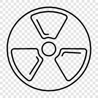 radioactive, radioactive material, radioactive waste, radioactive leak icon svg