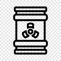 Radioactive Waste, Radioactive Material, Nuclear Waste, Nuclear Material icon svg