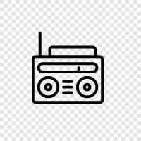 Radiofrequency, Radioactivity, Radio telescope, Radio frequency interference icon svg