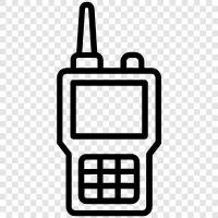 radios, walkie talkies, twoway radios, handheld radios icon svg