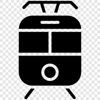 railroad, steam locomotive, steam train, train icon svg