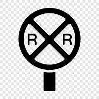 railroad crossing, railroad crossing safety, railway crossing warning lights, railroad crossing barrier icon svg