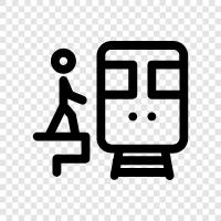 railroad station, railway station, train station icon svg