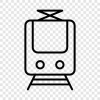 railroad, locomotive, train station, train ride icon svg