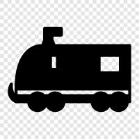 railway, locomotive, track, railroad icon svg