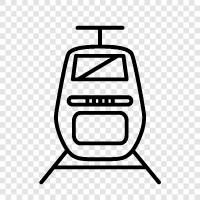 railway, locomotive, railroad, rolling stock icon svg