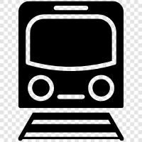 railway, locomotive, rolling stock, railway station icon svg