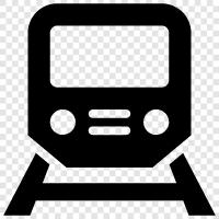 railway, locomotive, railway carriage, railway station icon svg