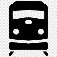 railway, locomotive, railway cars, railway station icon svg